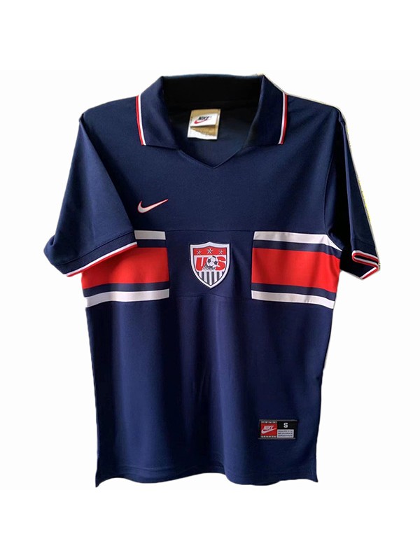 USA maillot rétro américain extérieur match de football pour hommes deuxième vêtements de sport maillot de sport 1995-1997